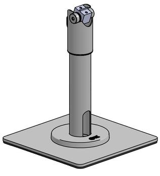 ERGONOMIC SOLUTIONS Base Plate with SP1 200mm  (EET081-02)