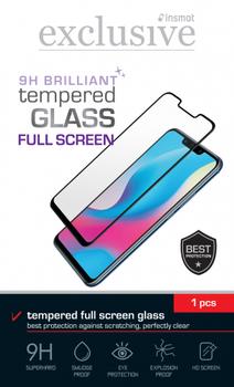 INSMAT Brilliant - Skärmskydd för mobiltelefon - 2.5D - glas - ramfärg svart - för Samsung Galaxy A32 (861-1260)