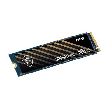 MSI SPATIUM M450 PCIe 4.0 NVMe M.2 500 GB, 500 GB, M.2, 3600 MB/s (S78-440K190-P83)