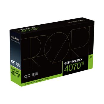 ASUS ProArt GeForce RTX 4070 Ti 12GB - OC Edition - graphics card - GeForce RTX 4070 Ti - 12 GB GDDR6X - PCIe 4.0 - HDMI, 3 x DisplayPort (90YV0J30-M0NA00)