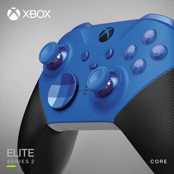 MICROSOFT Xbox Elite V2 Core Blue USB-C and Bluetooth Wireless Gaming Controller (RFZ-00018)