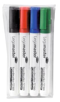 LEGAMASTER TZ100 board marker assorted 4pcs (7-110594)