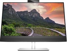HP P E27m G4 Conferencing Monitor - E-Series - LED monitor - 27" - 2560 x 1440 QHD @ 75 Hz - IPS - 300 cd/m² - 1000:1 - 5 ms - HDMI, DisplayPort, USB-C - speakers - silver (stand), black head