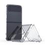 INSMAT - Baksidesskydd för mobiltelefon - polykarbonat - klar - för Samsung Galaxy Z Flip4 5G