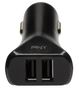 PNY DUAL USB CAR CHARGER BLACK 5 VOLT DC OUTPUT AT 3.4A CHAR