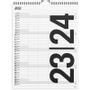 Mayland Studie familiekalender Sort/Hvid 5 kolonner 39x29,5x0