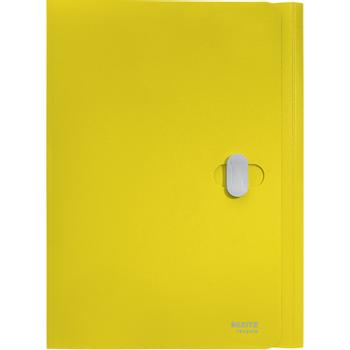 LEITZ Recycle 3-klap mappe Gul A4 320x235x11mm 150ark (46220015*10)