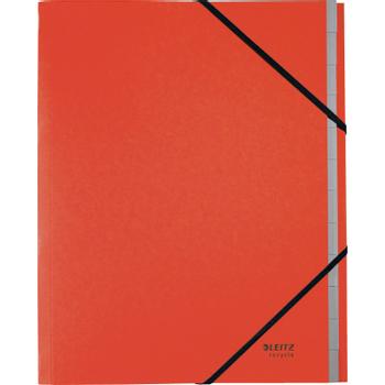 LEITZ Recycle Sorteringsmappe Rød A4 320x247x8mm (39150025*4)