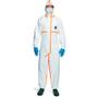 OEM Heldragt Tyvek 800 J Hvid str. XL m/gule tapede sømme