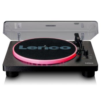 LENCO Audio Turntable Belt-Drive  (LS-50LEDBK)