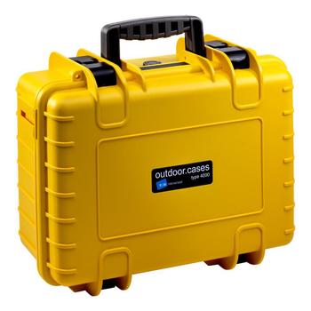 B&W Type 4000 Hard Case Yellow (4000/Y)