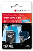 AGFAPHOTO MicroSDXC UHS I  128GB Prof. High Speed U3 / V30 / A1