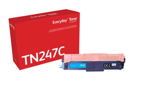 XEROX Everyday - High Yield - cyan - compatible - toner cartridge (alternative for: Brother TN247C) - for Brother DCP-L3510,  L3517, L3550, HL-L3270, L3290, MFC-L3710,  L3730, L3750, L3770 (006R04231)