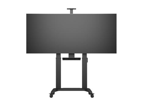 MULTIBRACKETS M - Vagn - motoriserad - för LCD-skärm/ pekskärm - golvstativ,  brett, VESA - aluminium - svart - skärmstorlek: 65"-110" - monteringsgränssnitt: up to 2400 x 600 mm (7350105215056)