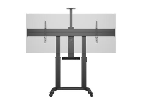 MULTIBRACKETS M - Vagn - motoriserad - för LCD-skärm/ pekskärm - golvstativ,  brett, VESA - aluminium - svart - skärmstorlek: 65"-110" - monteringsgränssnitt: up to 2400 x 600 mm (7350105215056)