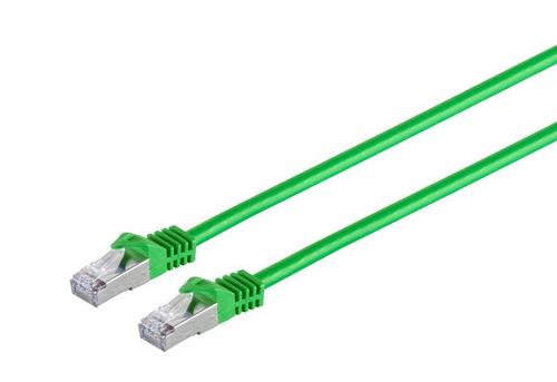 MICROCONNECT CAT 7 S/FTP  RJ45 GREEN 0.50m (SFTP7005G)
