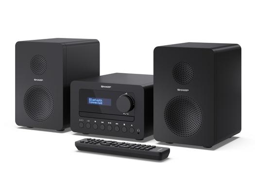 SHARP Tokyo Dab+ Hi-Fi Micro System  (XL-B520D(BK))