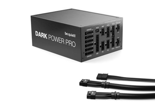 BE QUIET! Dark Power Pro 13 - 1600W Strømforsyning (PSU) - 1600 Watt - 135 mm - 80 Plus Titanium sertifisert (BN332)