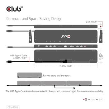 CLUB 3D Usb Gen1 Type-C Triple (CSV-1565)