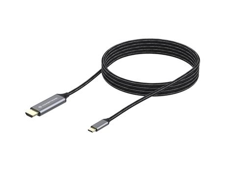 CONCEPTRONIC ABBY10G USB-C zu HDMI-Kabel,  4K 60Hz (ABBY10G)
