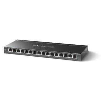 TP-LINK 16  10/ 100/ 1000 Mbps RJ45 ports
With 16 PoE+ ports, transfers data and power on one single cable
Compliance with IEEE 802.3af/ at PoE+, the switch supports PoE Power up to 30 W for each PoE port
Suppor (TL-SG116P)