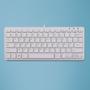 R-GO Tools Compact Keyboard, (BE), white