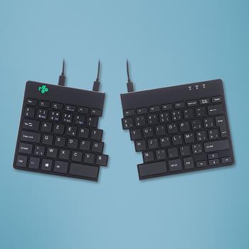 R-GO Tools Split Keyboard, (BE), black (RGOSP-BEWIBL)