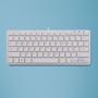 R-GO Tools Compact Keyboard, (US), white