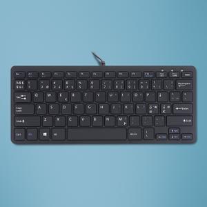 R-GO Tools Compact Keyboard (NORDIC)Black (RGOECNDB)