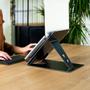 R-GO Tools Riser Duo Tablet en Laptop Stand adjustable black IN (RGORIDUOBL)