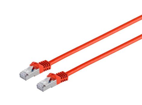 MICROCONNECT CAT 7 S/FTP  RJ45 RED  0.50m (SFTP7005R)