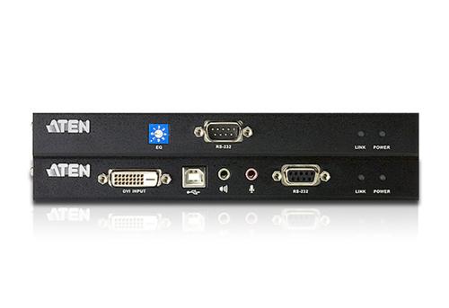 ATEN KVM-extender,  DVI SL, USB, Audio, RS232 60 m (CE600-AT-G)