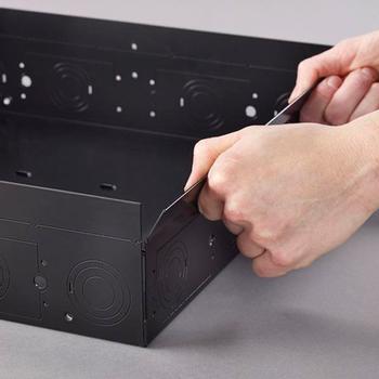 Chief PAC527FW | Proximity XL In-Wall Storage Box with Lever Lock | Steel | Black (PAC527FW)