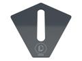  Lokk KITE for papir, antrasitt