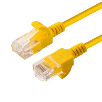 MICROCONNECT U/UTP CAT6A Slim 0.15M Yellow (V-UTP6A0015Y-SLIM)