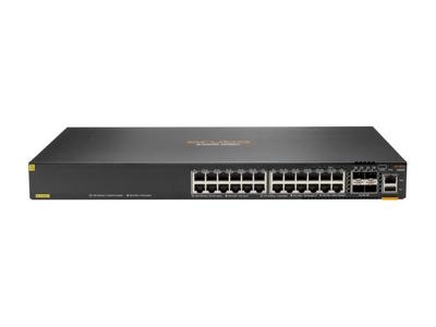 Hewlett Packard Enterprise HPE Aruba 6300F 24-port 1GbE Class 4 PoE and 4-port SFP56 Switch EU en (JL666A#ABB)