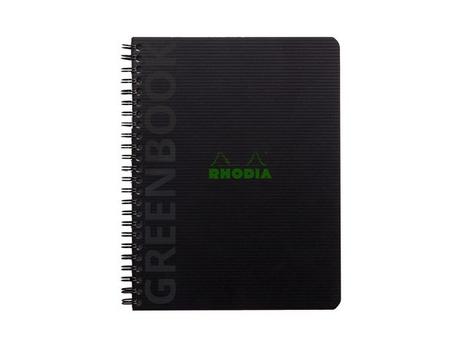 RHODIA Notatbok RHODIA GreenBook A5+ 90g linjer (119915C*5)