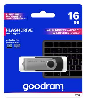 GOODRAM Uts3 Usb Flash Drive 16 Gb (UTS3-0160K0R11)