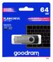 GOODRAM UTS3, 64 GB, USB 3.1 (3.1 Gen 2), USB Type-A connector,  60 MB/s, Svirvel, Sort (UTS3-0640K0R11)