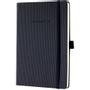 SIGEL CONCEPTUM A5 Casebound Hard Cover Notebook Ruled 194 Pages Black CO122