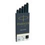 PARKER Quink Ink Refill Cartridge for Fountain Pens Black (Pack 5) - 1950382