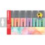 STABILO BOSS ORIGINAL Pastel Highlighter Chisel Tip 2-5mm Line Assorted Colours (Wallet 6) - 70/6-2