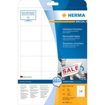 HERMA S.P. 25 63.5X46.6RM (25) (4203)