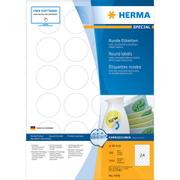 HERMA Etiketten A4 weiß 40 mm rund ablösb. Papier 2400 St.
