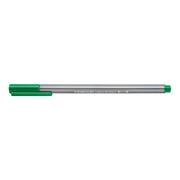 STAEDTLER Triplus Fineliner Pen 0.8mm Tip 0.3mm Line Green (Pack 10) 334-5
