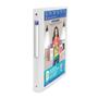 OXFORD Polyvision Presentation Ring Binder Polypropylene 4 O-Ring A4 25mm Rings Clear (Pack 12) 100201432