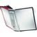DURABLE Veggstativ SHERPA 10 lommer sort/rød