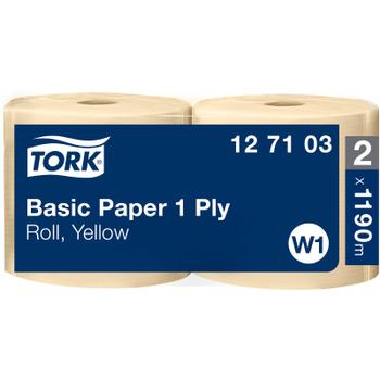 TORK Industritørk TORK Basic W1 1190m gul (2) (127103)