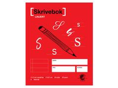 EMO Skrivebok 17x21 80g 24bl 11,5mm lin m.li