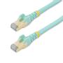 STARTECH StarTech.com 0.5m Aqua Cat6a Ethernet STP Cable (6ASPAT50CMAQ)